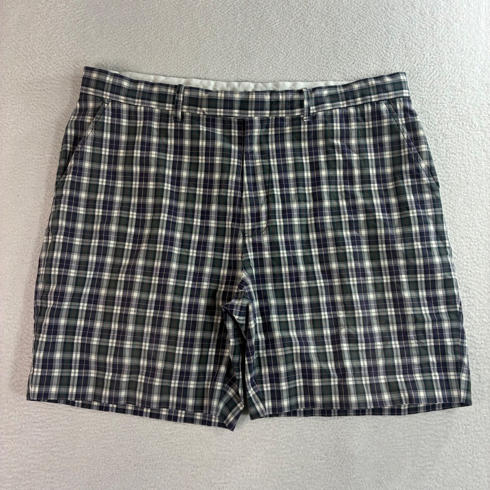 Polo Ralph Lauren Plaid Golf Shorts Mens 38x8 Green Blue Tarta Chino Preppy